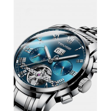 Мужские наручные часы TEVISE 9005 (голубой)