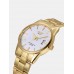 Мужские наручные часы SWIDU SWI-021 (золотой браслет, белый циферблат)
