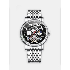 Мужские наручные часы TEVISE Т867 (черный, браслет сталь)