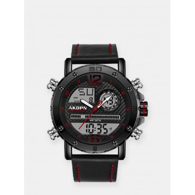 Мужские наручные часы AKDPN A9019 (красный циферблат)