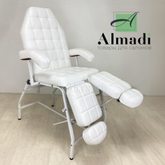 Педикюрное кресло Шашка (Белый, на белой раме)