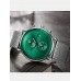 Мужские наручные часы SWISH 0179 (зеленый, серебряный стальной браслет)
