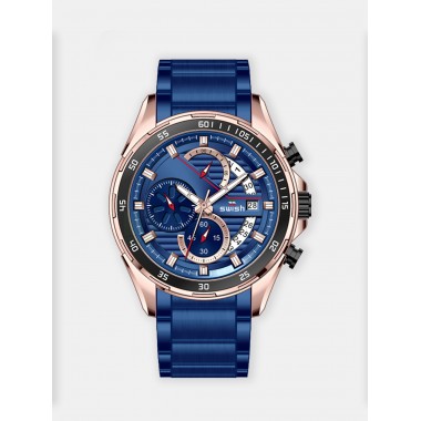 Мужские наручные часы SWISH 0068G (синий)
